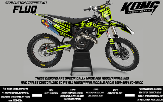 Semi Custom Graphics Kit - FLUO