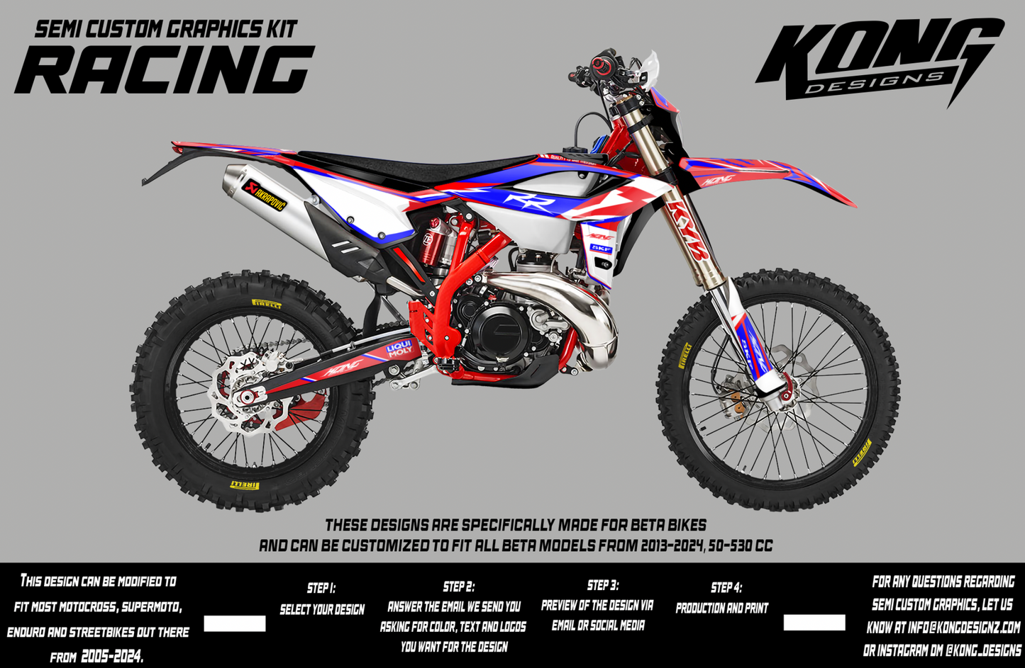 Semi Custom Graphics Kit - RACING