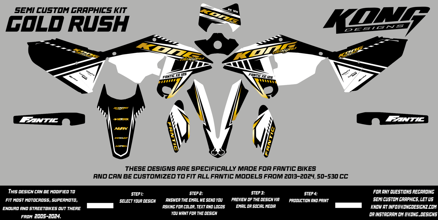 Semi Custom Graphics Kit - GOLD RUSH