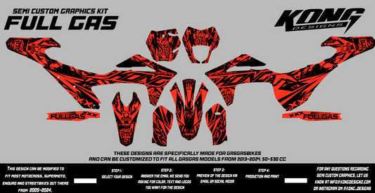 Semi Custom Graphics Kit - FULL GAS