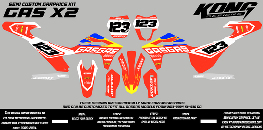 Semi Custom Graphics Kit - GAS X2