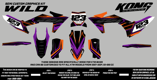 Semi Custom Graphics Kit - WILD