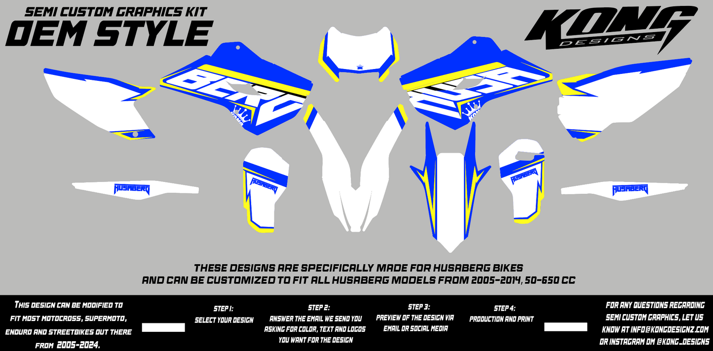 Semi Custom Graphics Kit - OEM STYLE