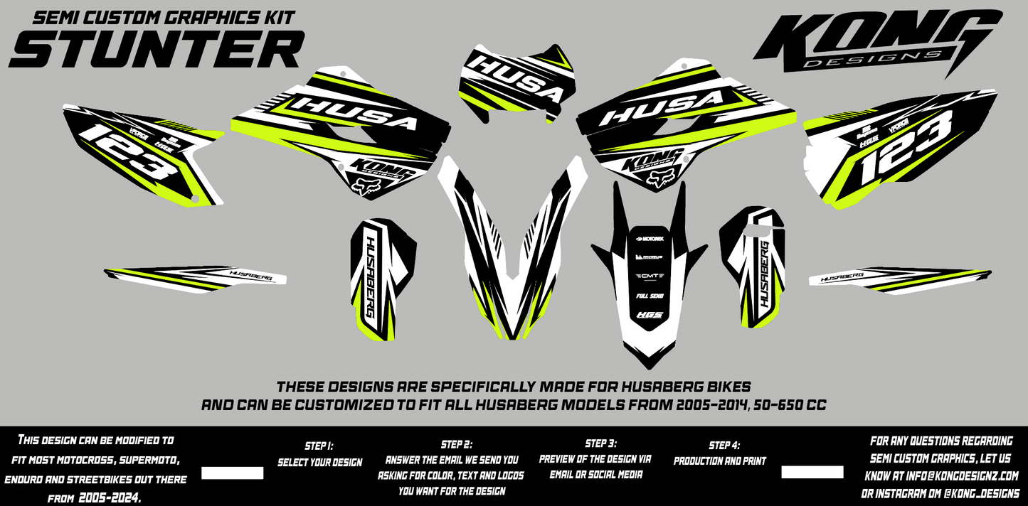 Semi Custom Graphics Kit - STUNTER