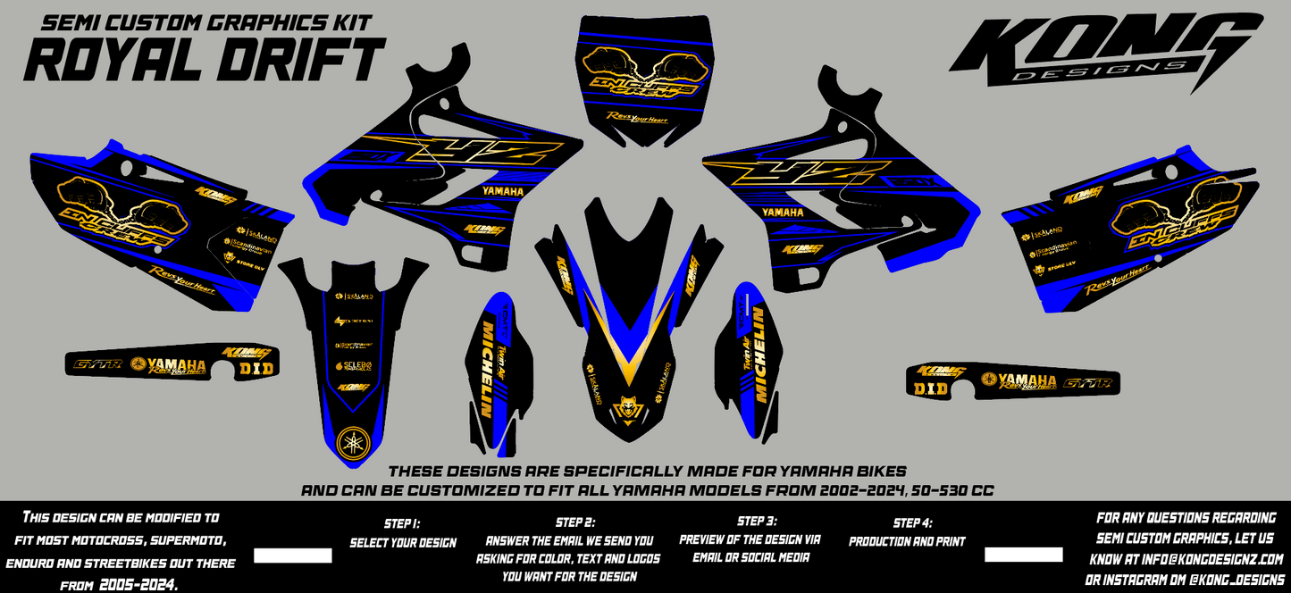 Semi Custom Graphics Kit - Royal Drift