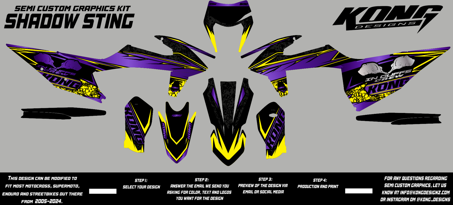 Semi Custom Graphics Kit - SHADOW STING